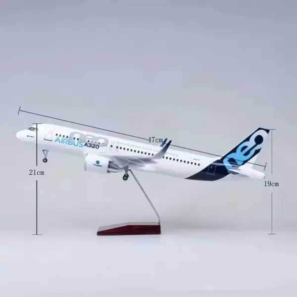 1:80 Scale Airbus A320neo Model Airplane - Image 6