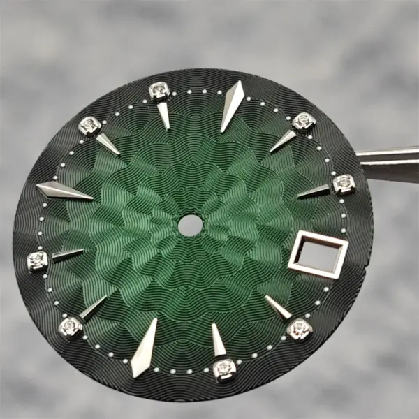 29mm Women's Watch Dial with Diamond Design - Image 5