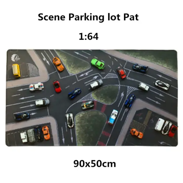 1:64 Scale Car Play Mat Crossroads 90x50cm