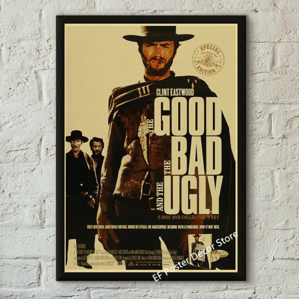 Vintage Movie Poster Canvas Print A4 A3 Sizes - Image 36