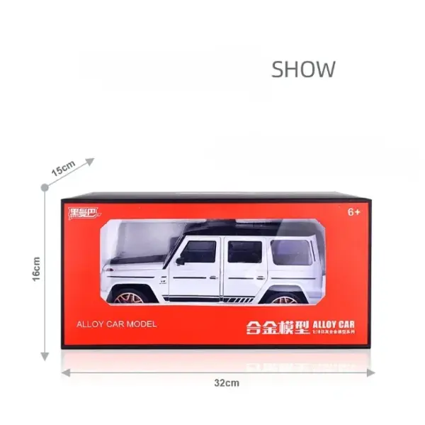 1:18 G63 Alloy Diecast Car Model with Sound - Image 6