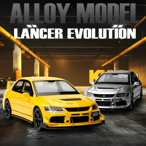 1:32 Lancer Evolution Diecast Model Car - Image 3