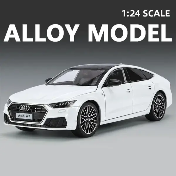 1:24 Audi A7 Diecast Toy Car Model - Image 7