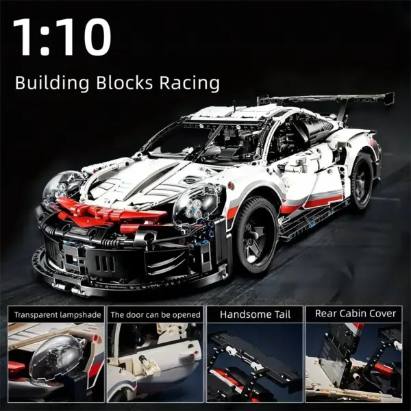 1600PCS Remote Control Car Building Blocks Set - Image 4
