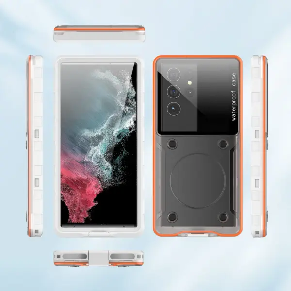Transparent IP68 Waterproof Phone Case for 6.9 inches Phones - Image 12