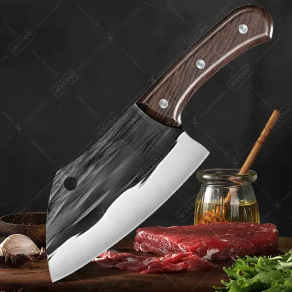 Stainless Steel Chef Knife Hand Forged 15.5 inches