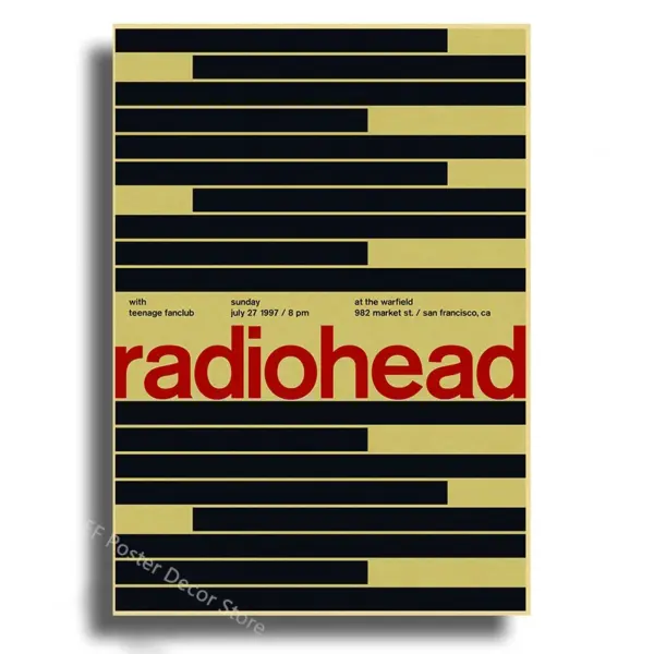 Radiohead Retro Album Art Poster Print - Image 24
