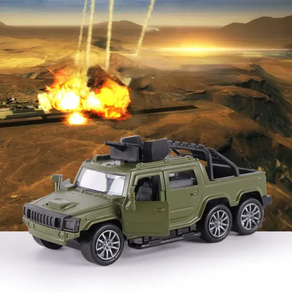 1/36 Scale Military Alloy Vehicle Toy Model