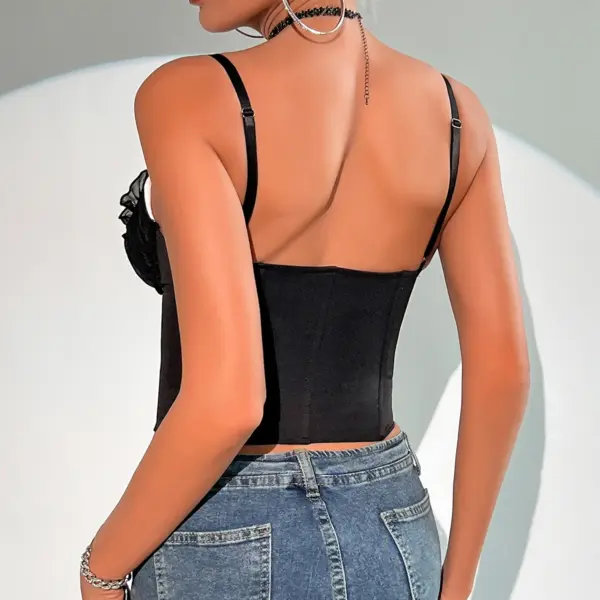 Backless Halter Crop Top for Women - Image 2