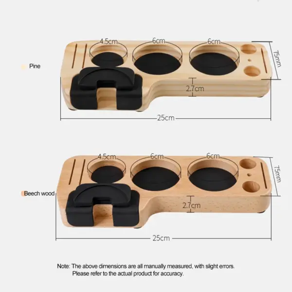 Wooden Coffee Tamper and Accessory Holder - Image 6