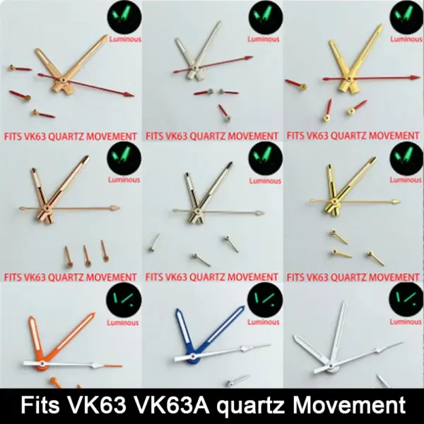 VK63 VK63A Quartz Movement Watch Hands Set - Image 2