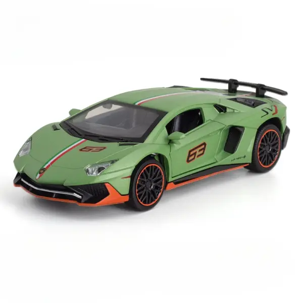 1:32 Lambor Aventador SVJ Sports Car Model - Image 11