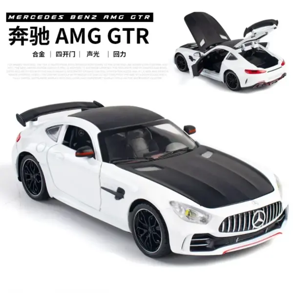 1:24 Mercedes Benz AMG GTR Diecast Model - Image 7