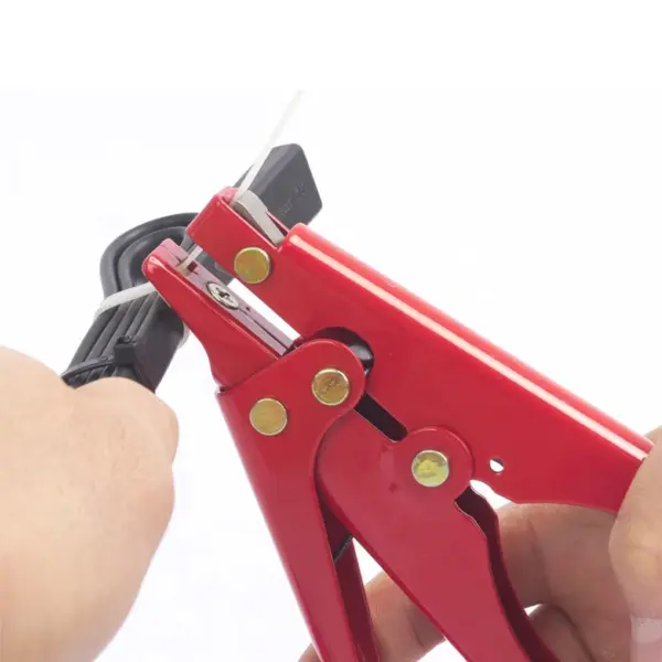 Red Cable Tie Tensioning Tool HS-519 - Image 3
