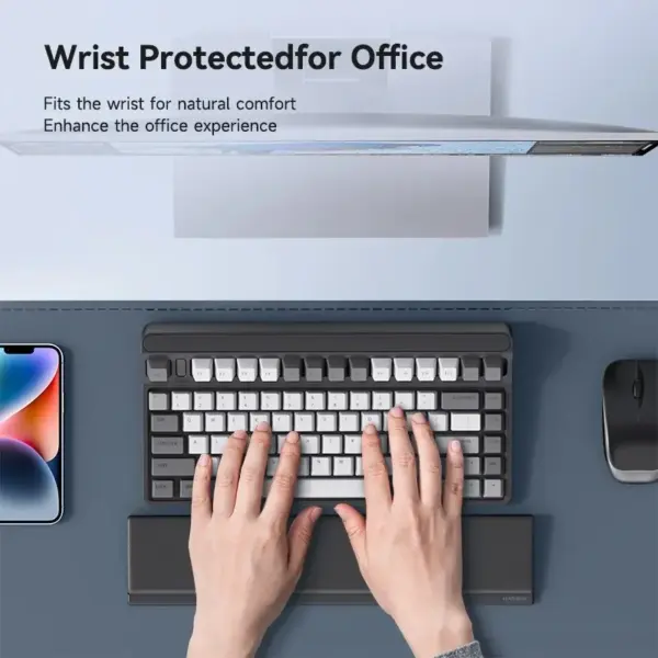 Ergonomic Keyboard Wrist Rest Pad with Storage - Image 5