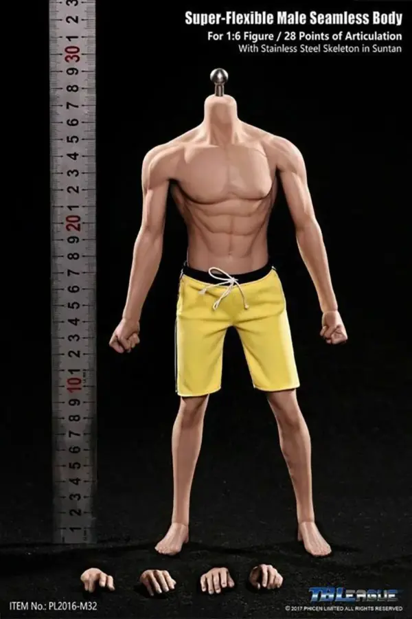 1/6 Seamless Male Doll Body Set for Action Figures - Image 21