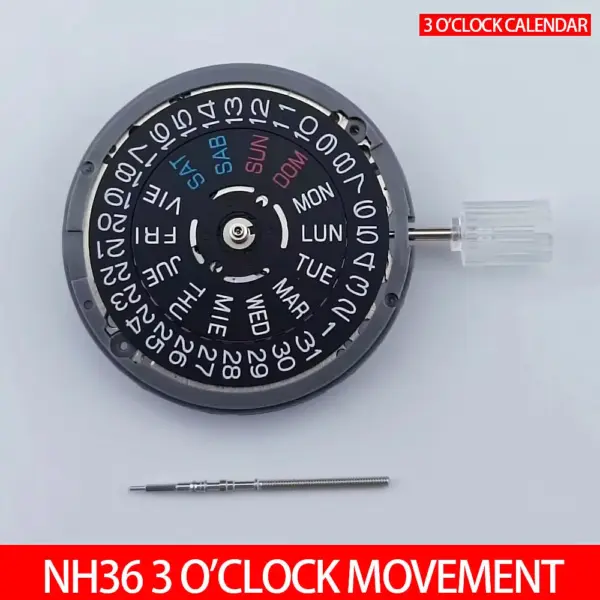 NH36 Automatic Movement with Calendar Function - Image 3