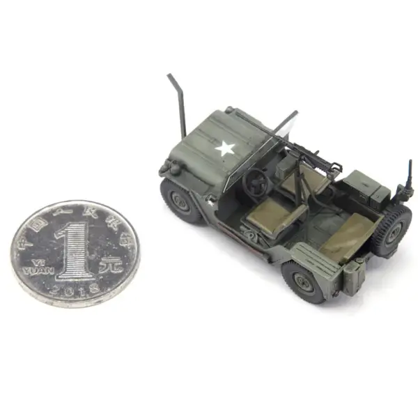 1:72 Scale M151A2 Military Jeep Model Ornament - Image 2