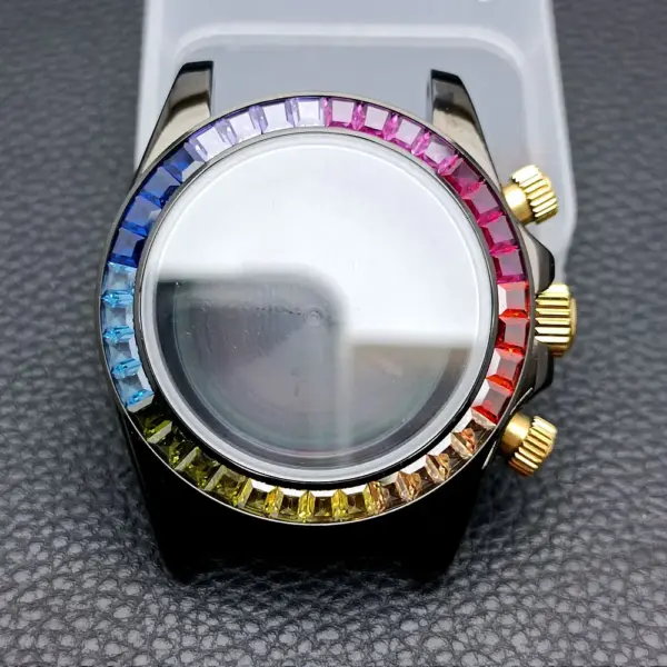 39.3mm Stainless Steel Watch Case for VK63 - Image 54