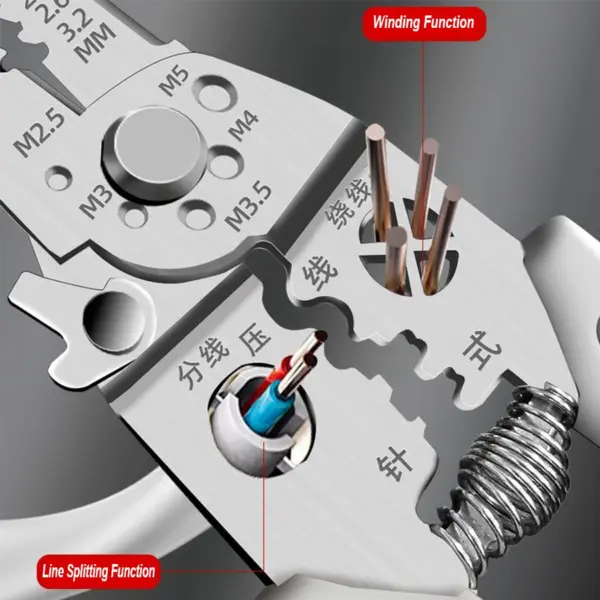 Multifunctional Wire Stripping Pliers Tool - Image 2