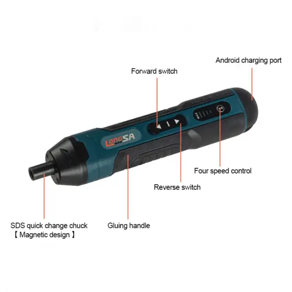 Rechargeable Cordless Electric Screwdriver Set - Image 6