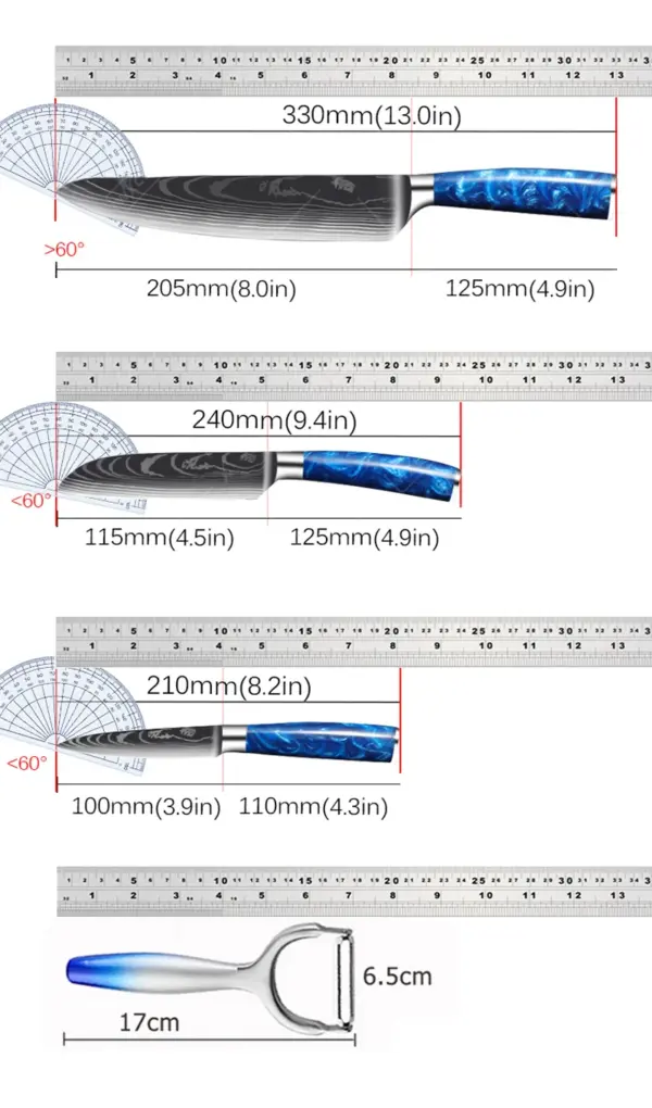 Stainless Steel Multi-purpose Chef's Knife - Image 6