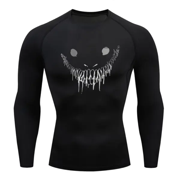 Men's Compression Workout Rash Guard Shirt - Image 7