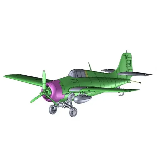 F4F-4 Wildcat 1/48 Model Kit by Academy - Image 5