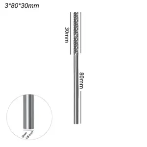 3mm 1/8 Inch Long Shank Carbide Burr Set 21 Sd5d8d257efe446c4bc9f0057c49291f0n