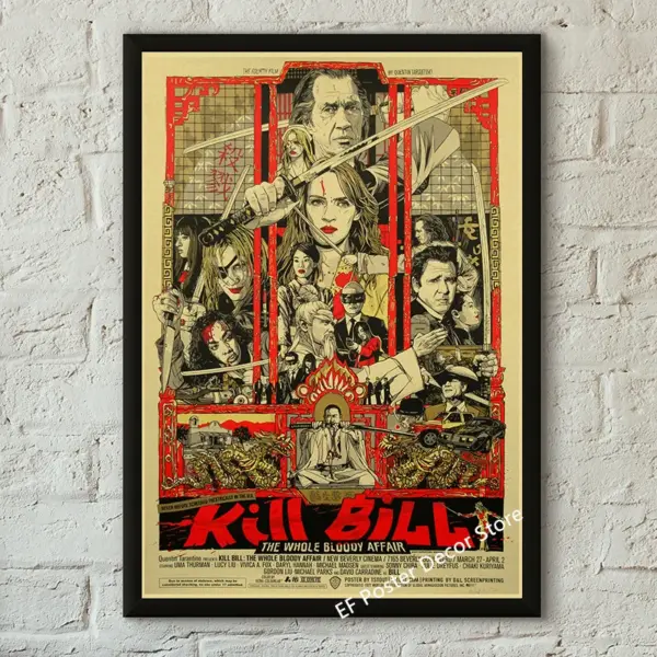 Vintage Movie Poster Canvas Print A4 A3 Sizes - Image 14