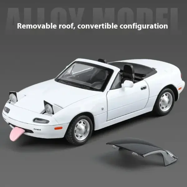 1:24 Mazda MX-5 Diecast Sports Car Model - Image 4