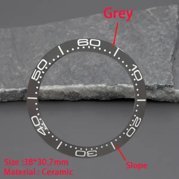 Gray Ceramic Bezel Insert for Omega Watches - Image 36