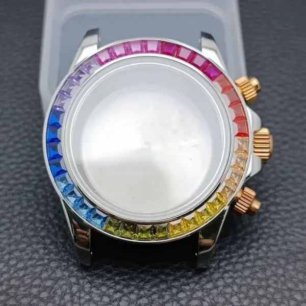 39.3mm Stainless Steel Watch Case for VK63 - Image 15