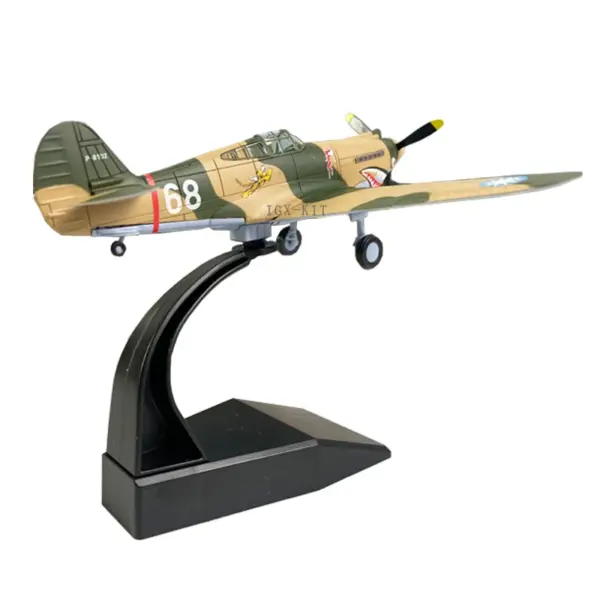 1/72 WWII Curtiss P40 Warhawk Diecast Model - Image 2