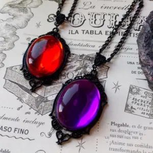 Gothic Vampire Charm Pendant Necklace Unisex