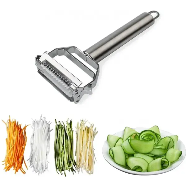 4in1 Stainless Steel Vegetable and Fruit Peeler - Image 4