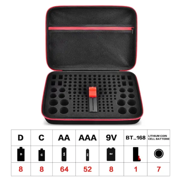 Battery Organizer Case for AA AAA 9V C D - Image 2