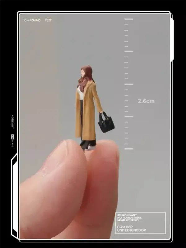 1:64 Scale Resin Fashion Girl Action Figure - Image 4