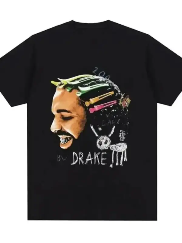 Colorful Cartoon Cotton Casual T-shirt Unisex - Image 6