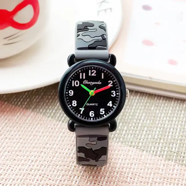 Fashion Camouflage Kids Quartz Watch 985 - Image 9