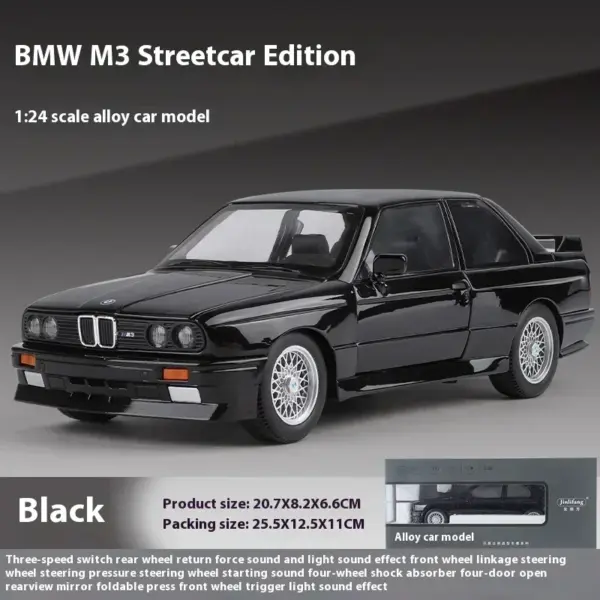 1988 BMW M3 E30 Diecast Model Car 1:24 - Image 24