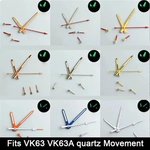 VK63 VK63A Quartz Movement Watch Hands Set