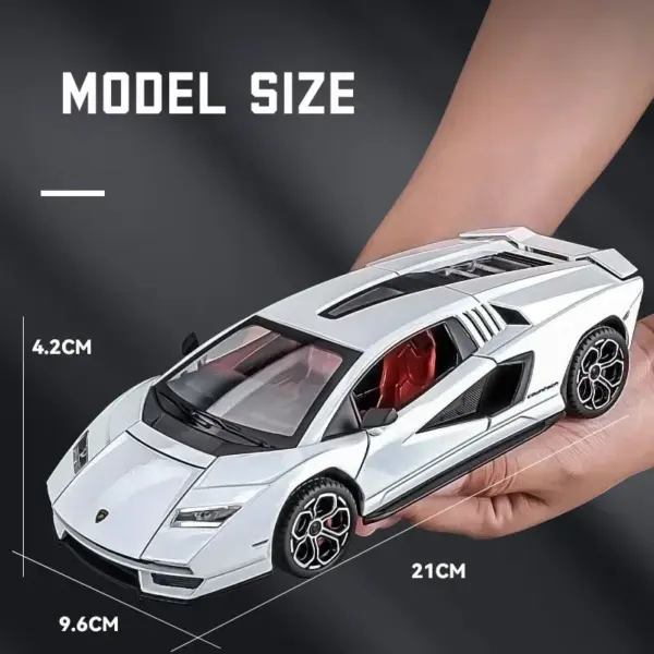 1:24 Lamborghini Countach LPI Diecast Model - Image 5