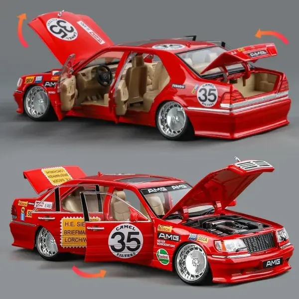 1:24 Mercedes-Benz W140 Diecast Model Car - Image 4