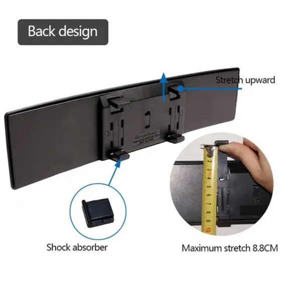 Wide Angle Convex Rearview Mirror for Cars - Image 4