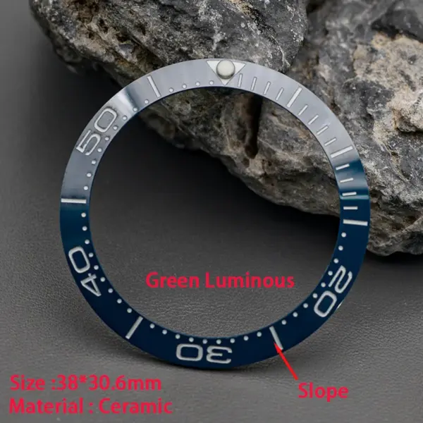 C3 Green Luminous Ceramic Bezel Insert 38mm - Image 8