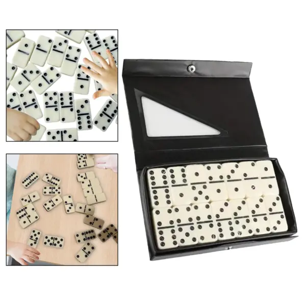 28-Piece Classic Double Six Domino Set - Image 2