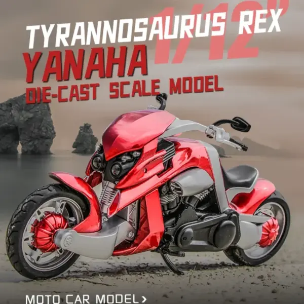 1:12 Yamaha Tyrannosaurus V-REX Motorcycle Model