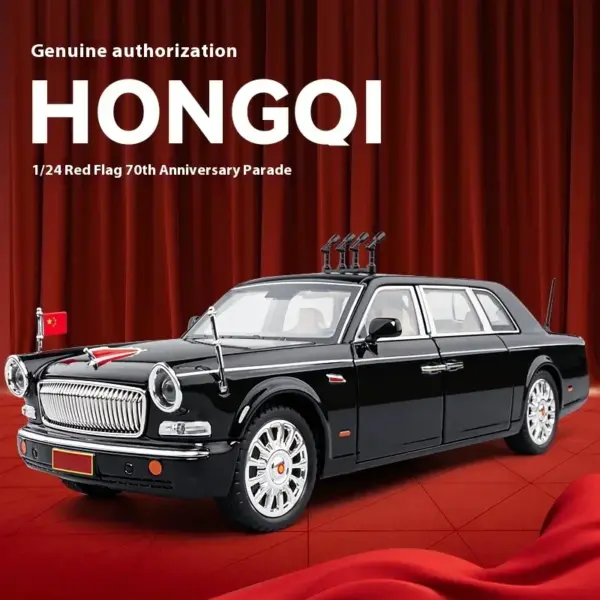 1:24 Alloy HONGQI L5 Model Car with Sound - Image 3