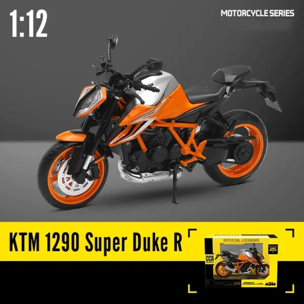 1:12 KTM 1290 Super Duke R Die-cast Model - Image 8